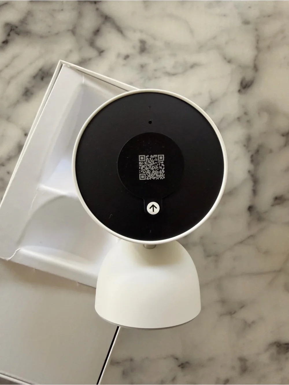 Google Nest Cam Indoor Wired Security Camera in White
